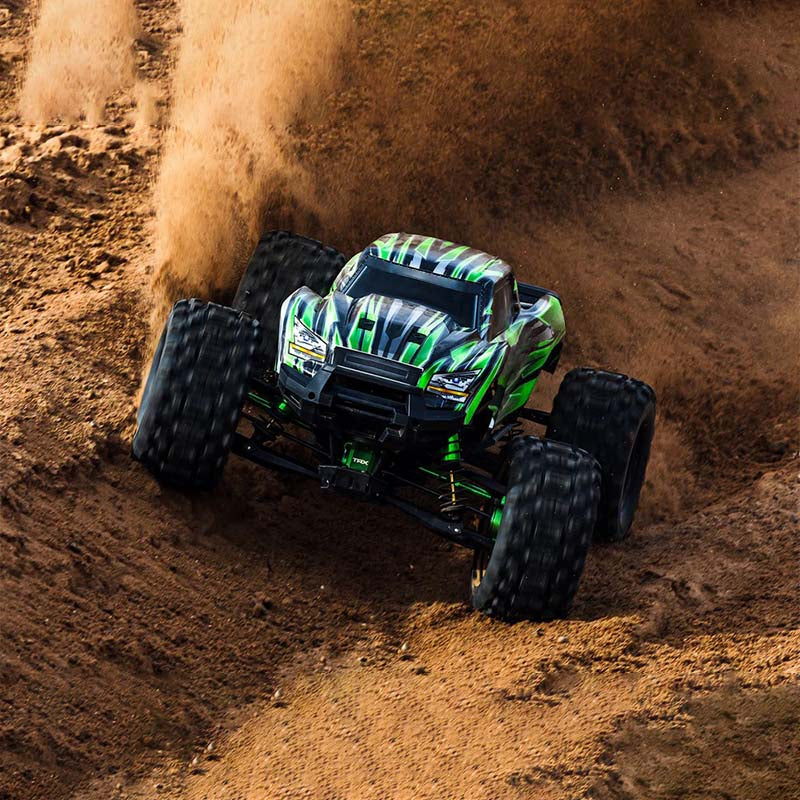 Green 4WD Brushless RC Monster Offroad Truck