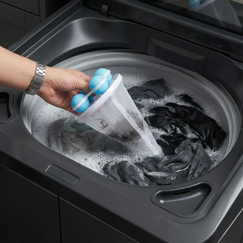 3 Counts Washing Machine Hair Remover Filter Bag 🧺