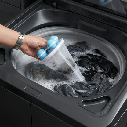3 Counts Washing Machine Hair Remover Filter Bag 🧺